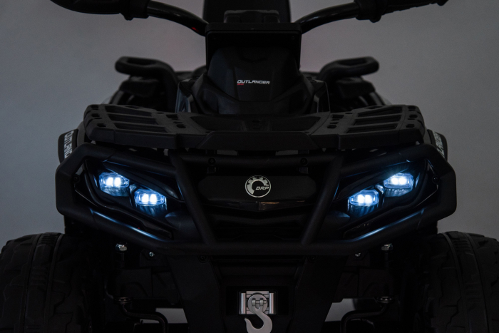 ATV electric Premier 4x4 Can-Am Outlander, 2 copii, 24V, roti cauciuc EVA, bej [37]