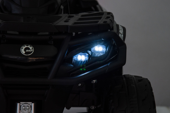 ATV electric Premier 4x4 Can-Am Outlander, 2 copii, 24V, roti cauciuc EVA, bej [38]
