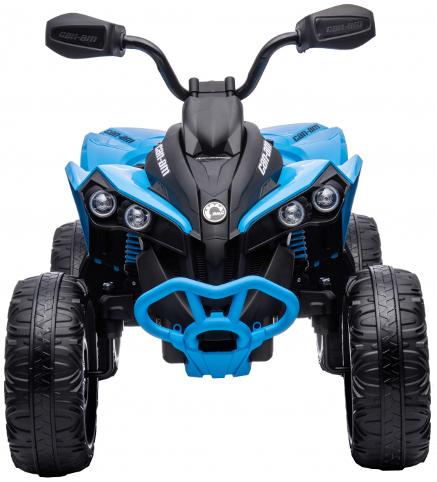 ATV electric Premier 4x4 Can-Am Renegade, 12V, roti cauciuc EVA, albastru [3]