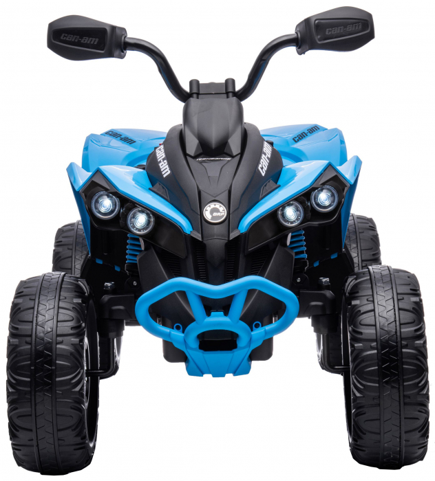 ATV electric Premier 4x4 Can-Am Renegade, 12V, roti cauciuc EVA, albastru [5]