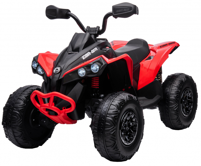 ATV electric Premier 4x4 Can-Am Renegade, 12V, roti cauciuc EVA, rosu [6]