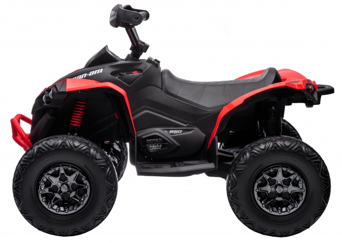 ATV electric Premier 4x4 Can-Am Renegade, 12V, roti cauciuc EVA, rosu [7]