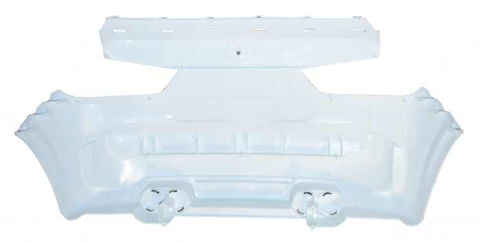 Bara spate inferioara BMW X5M alba [2]
