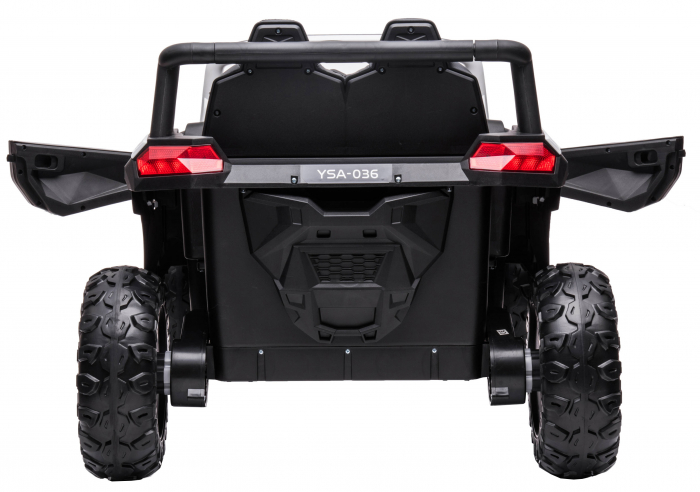 Buggy electric Premier 4x4 Mini Superstar, roti cauciuc EVA, scaun piele ecologica, alb [6]