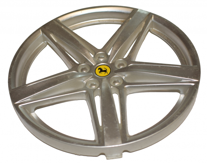 Capac roata argintiu Ferrari [2]