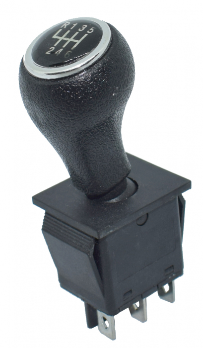 Maneta mica 3 poztii neagra universala KCD4 model cu trepte [2]