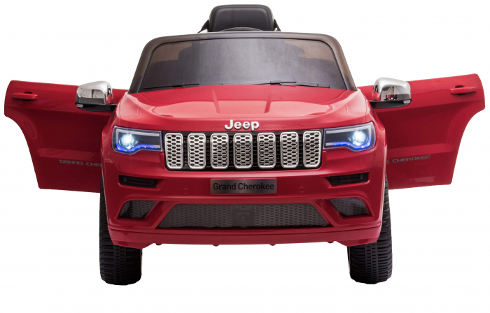 Masinuta electrica Premier Jeep Grand Cherokee, 12V, roti cauciuc EVA, scaun piele ecologica, rosu [12]
