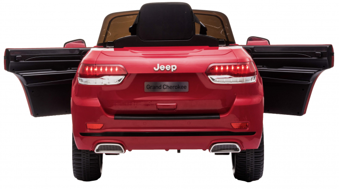 Masinuta electrica Premier Jeep Grand Cherokee, 12V, roti cauciuc EVA, scaun piele ecologica, rosu [16]