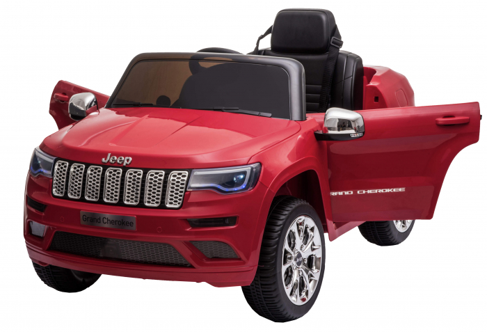 Masinuta electrica Premier Jeep Grand Cherokee, 12V, roti cauciuc EVA, scaun piele ecologica, rosu [17]