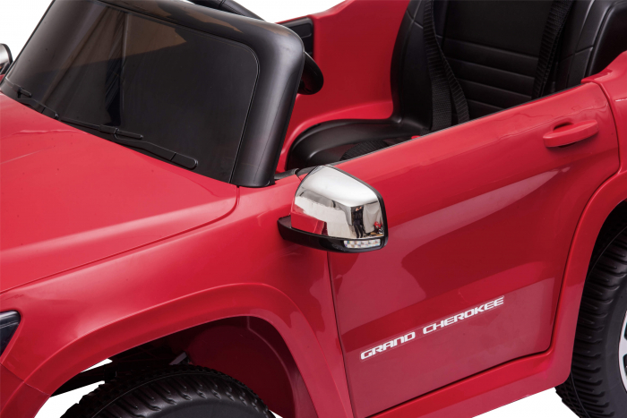 Masinuta electrica Premier Jeep Grand Cherokee, 12V, roti cauciuc EVA, scaun piele ecologica, rosu [22]