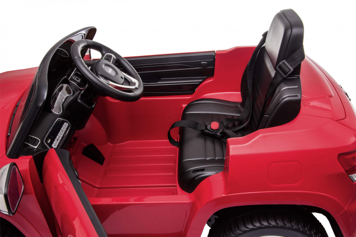 Masinuta electrica Premier Jeep Grand Cherokee, 12V, roti cauciuc EVA, scaun piele ecologica, rosu [24]