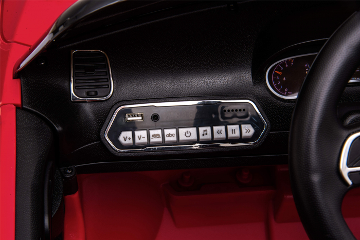 Masinuta electrica Premier Jeep Grand Cherokee, 12V, roti cauciuc EVA, scaun piele ecologica, rosu [28]