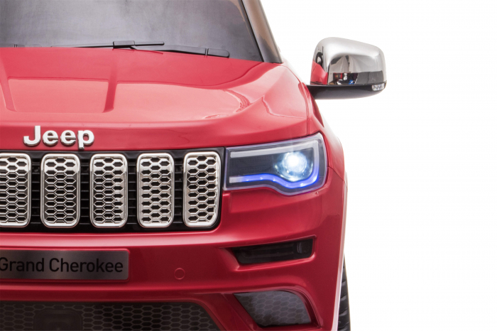 Masinuta electrica Premier Jeep Grand Cherokee, 12V, roti cauciuc EVA, scaun piele ecologica, rosu [36]