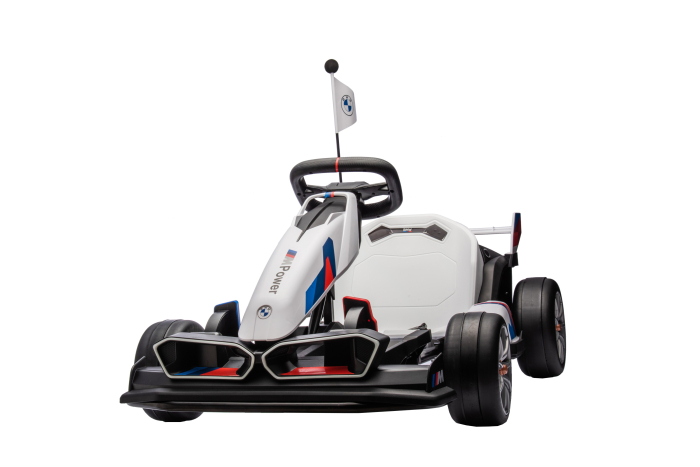 Kart electric Premier BMW, 24V, 2 motoare, alb [11]