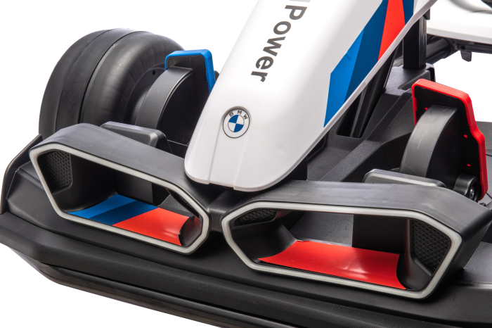 Kart electric Premier BMW, 24V, 2 motoare, alb [12]