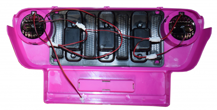 Masca fata Jeep Wrangler Rubicon roz [2]