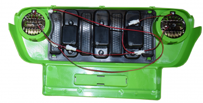 Masca fata Jeep Wrangler Rubicon verde [2]