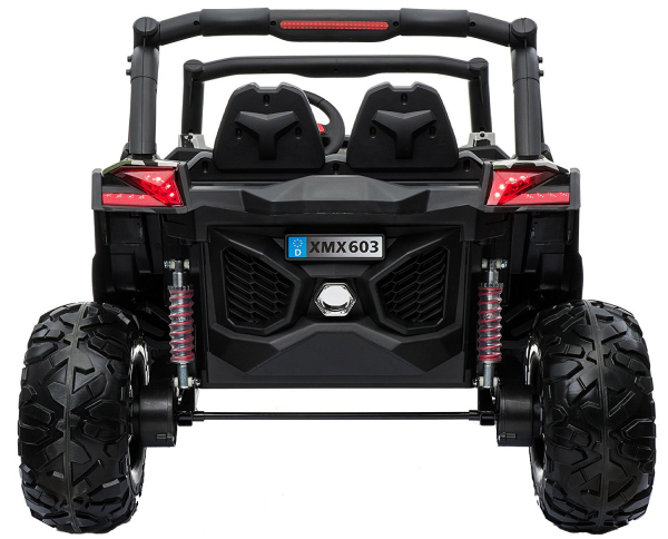 Buggy electric pentru 2 copii Premier 4x4 Superstar, cu 2 baterii, roti cauciuc EVA, scaun piele ecologica, negru [13]