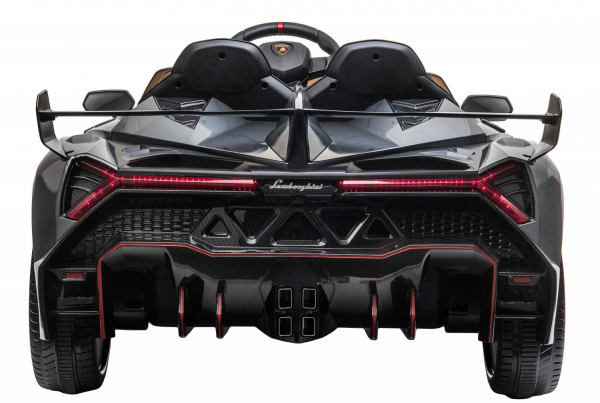 Masinuta electrica 4 x 4 Premier Lamborghini Veneno, 12V, roti cauciuc EVA, scaun piele ecologica, argintiu [8]
