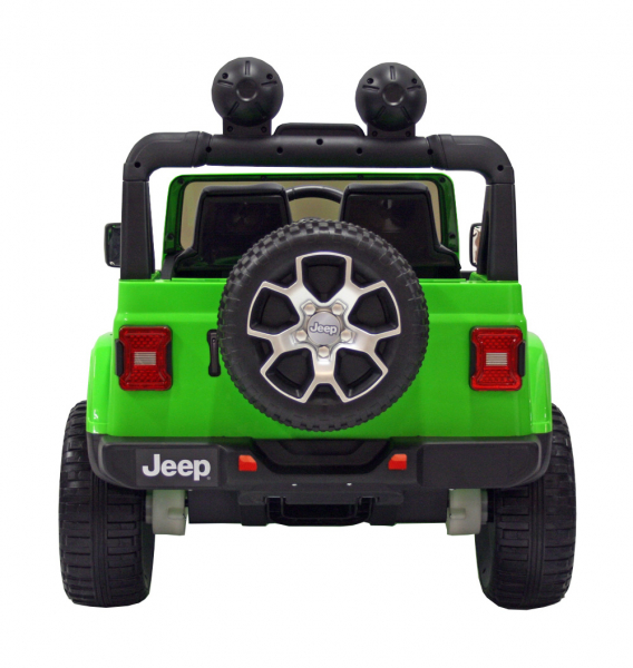 Masinuta electrica 4x4 Premier Jeep Wrangler Rubicon, 12V, roti cauciuc EVA, scaun piele ecologica, verde [5]
