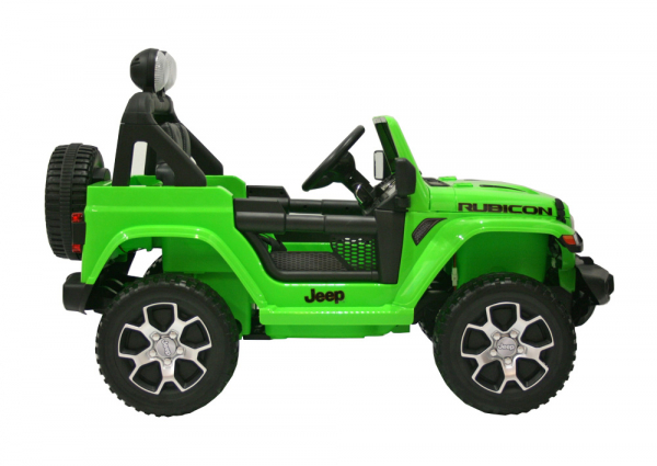 Masinuta electrica 4x4 Premier Jeep Wrangler Rubicon, 12V, roti cauciuc EVA, scaun piele ecologica, verde [4]