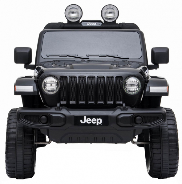 Masinuta electrica 4x4 Premier Jeep Wrangler Rubicon, 12V, roti cauciuc EVA, scaun piele ecologica, negru [3]