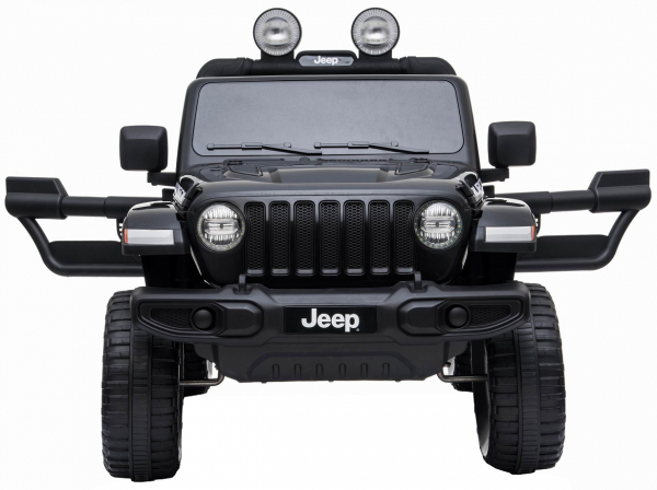 Masinuta electrica 4x4 Premier Jeep Wrangler Rubicon, 12V, roti cauciuc EVA, scaun piele ecologica, negru [9]