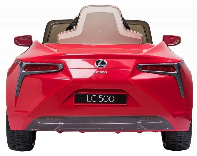 Masinuta electrica Premier Lexus LC 500, 12V, roti cauciuc EVA, scaun piele ecologica, rosu [5]