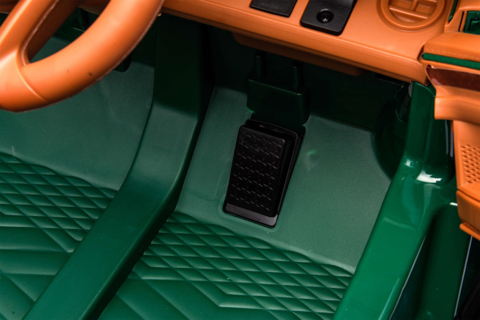 Masinuta electrica 4x4 Premier Bentley Bacalar, 12V, roti cauciuc EVA, scaun piele ecologica, verde [24]