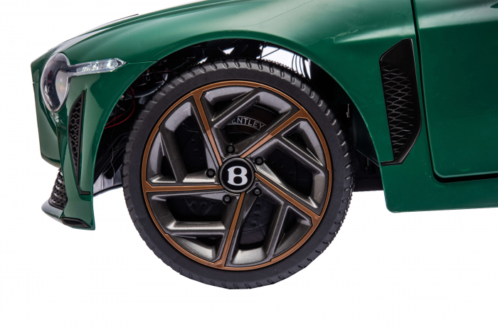 Masinuta electrica 4x4 Premier Bentley Bacalar, 12V, roti cauciuc EVA, scaun piele ecologica, verde [32]