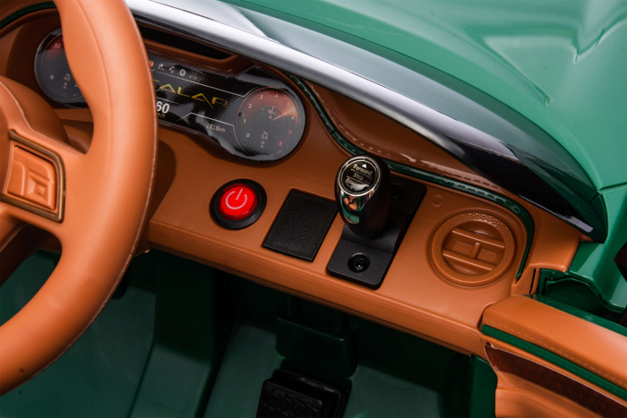 Masinuta electrica 4x4 Premier Bentley Bacalar, 12V, roti cauciuc EVA, scaun piele ecologica, verde [23]