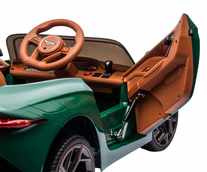 Masinuta electrica 4x4 Premier Bentley Bacalar, 12V, roti cauciuc EVA, scaun piele ecologica, verde [22]