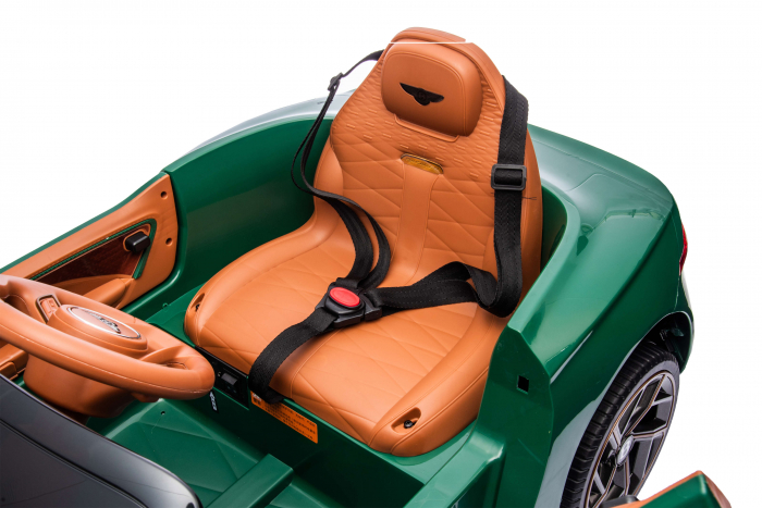 Masinuta electrica 4x4 Premier Bentley Bacalar, 12V, roti cauciuc EVA, scaun piele ecologica, verde [33]