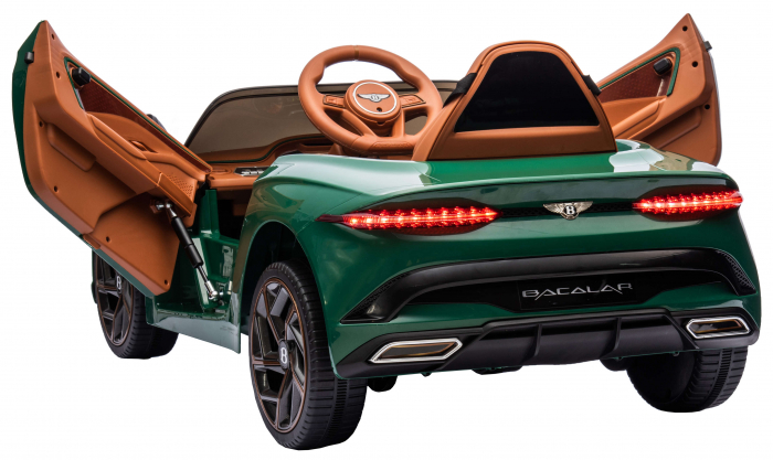 Masinuta electrica 4x4 Premier Bentley Bacalar, 12V, roti cauciuc EVA, scaun piele ecologica, verde [18]
