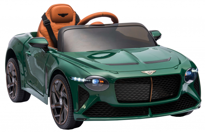 Masinuta electrica 4x4 Premier Bentley Bacalar, 12V, roti cauciuc EVA, scaun piele ecologica, verde [9]