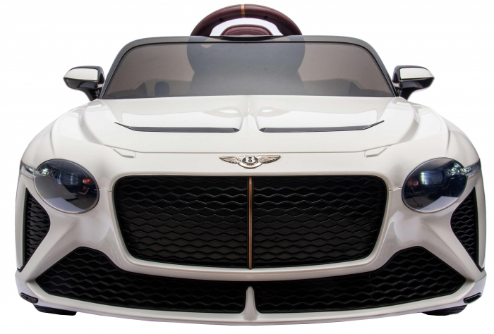 Masinuta electrica 4x4 Premier Bentley Bacalar, 12V, roti cauciuc EVA, scaun piele ecologica, alb [37]