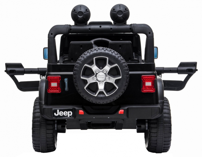 Masinuta electrica 4x4 Premier Jeep Wrangler Rubicon, 10.8V baterie Li-Ion, roti cauciuc EVA, scaun piele ecologica, negru [13]