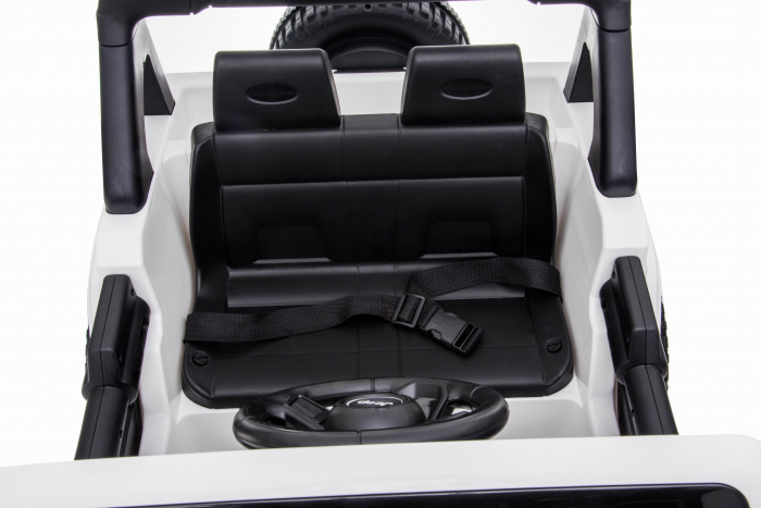 Masinuta electrica 4x4 Premier Jeep Wrangler Rubicon, 10.8V baterie Li-Ion, roti cauciuc EVA, scaun piele ecologica, alb [20]