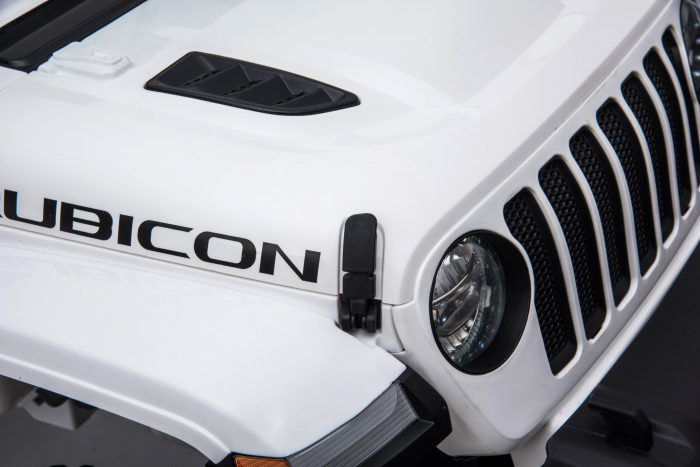 Masinuta electrica 4x4 Premier Jeep Wrangler Rubicon, 10.8V baterie Li-Ion, roti cauciuc EVA, scaun piele ecologica, alb [22]