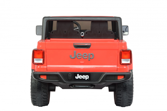 Masinuta electrica Premier Jeep Gladiator Rubicon, 12V, 2 copii, roti cauciuc EVA, scaun piele ecologica, rosu [5]