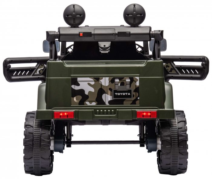 Masinuta electrica Premier Toyota FJ Cruiser, 12V, roti cauciuc EVA, scaun piele ecologica, camuflaj [12]