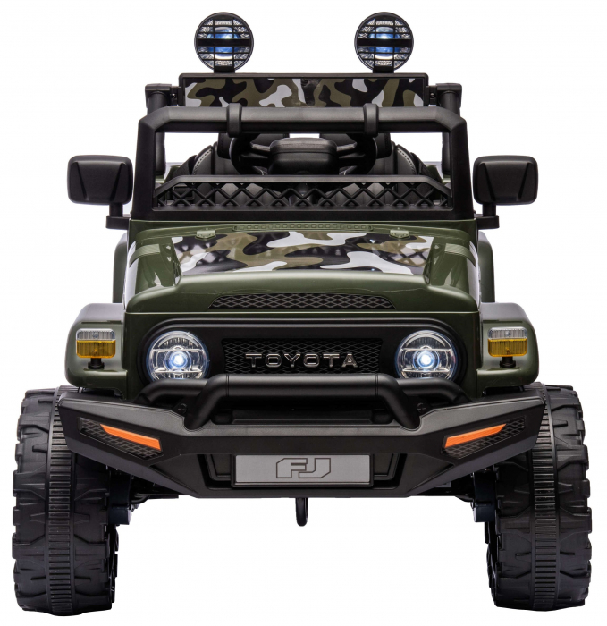 Masinuta electrica Premier Toyota FJ Cruiser, 12V, roti cauciuc EVA, scaun piele ecologica, camuflaj [3]