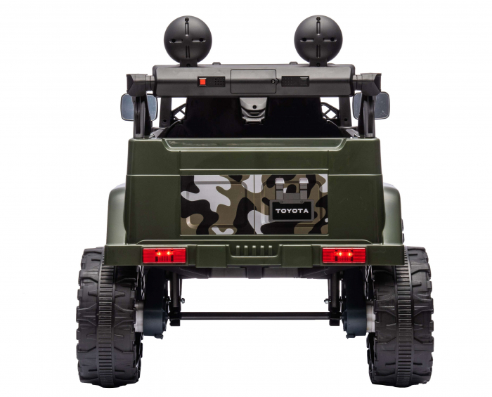 Masinuta electrica Premier Toyota FJ Cruiser, 12V, roti cauciuc EVA, scaun piele ecologica, camuflaj [7]