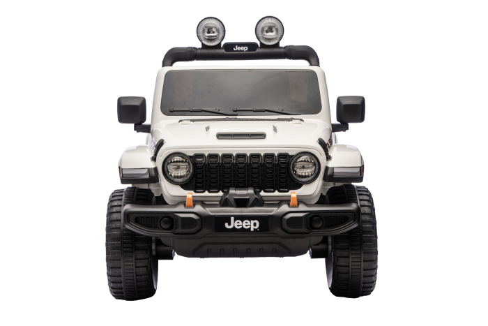 Masinuta electrica 4x4 Premier Jeep Wrangler Rubicon, 24V, 4x200W, roti cauciuc EVA, scaun piele ecologica, alb [6]
