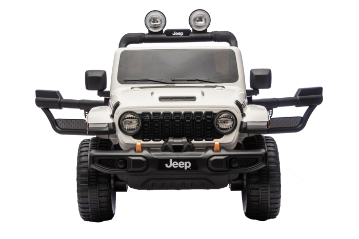 Masinuta electrica 4x4 Premier Jeep Wrangler Rubicon, 24V, 4x200W, roti cauciuc EVA, scaun piele ecologica, alb [2]