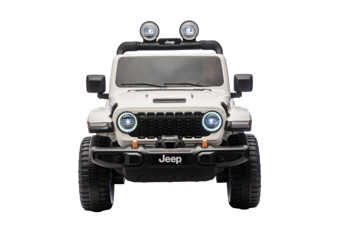 Masinuta electrica 4x4 Premier Jeep Wrangler Rubicon, 24V, 4x200W, roti cauciuc EVA, scaun piele ecologica, alb [19]