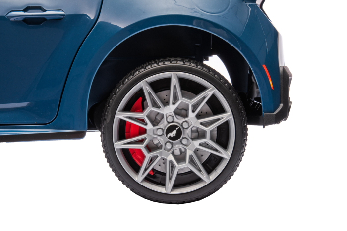 Masinuta electrica Premier Ford Mustang GT Convertible, 12V, roti cauciuc EVA, scaun piele ecologica, albastru [25]