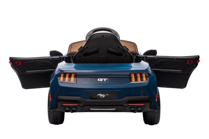 Masinuta electrica Premier Ford Mustang GT Convertible, 12V, roti cauciuc EVA, scaun piele ecologica, albastru [14]