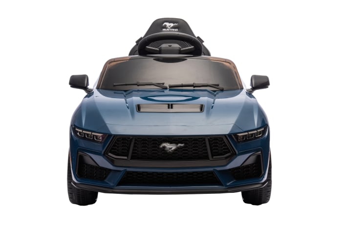 Masinuta electrica Premier Ford Mustang GT Convertible, 12V, roti cauciuc EVA, scaun piele ecologica, albastru [3]