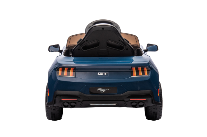 Masinuta electrica Premier Ford Mustang GT Convertible, 12V, roti cauciuc EVA, scaun piele ecologica, albastru [7]